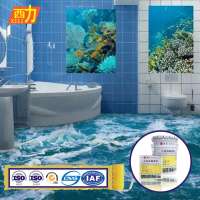 China Supplier Epoxy 3D Floor for Bathroom